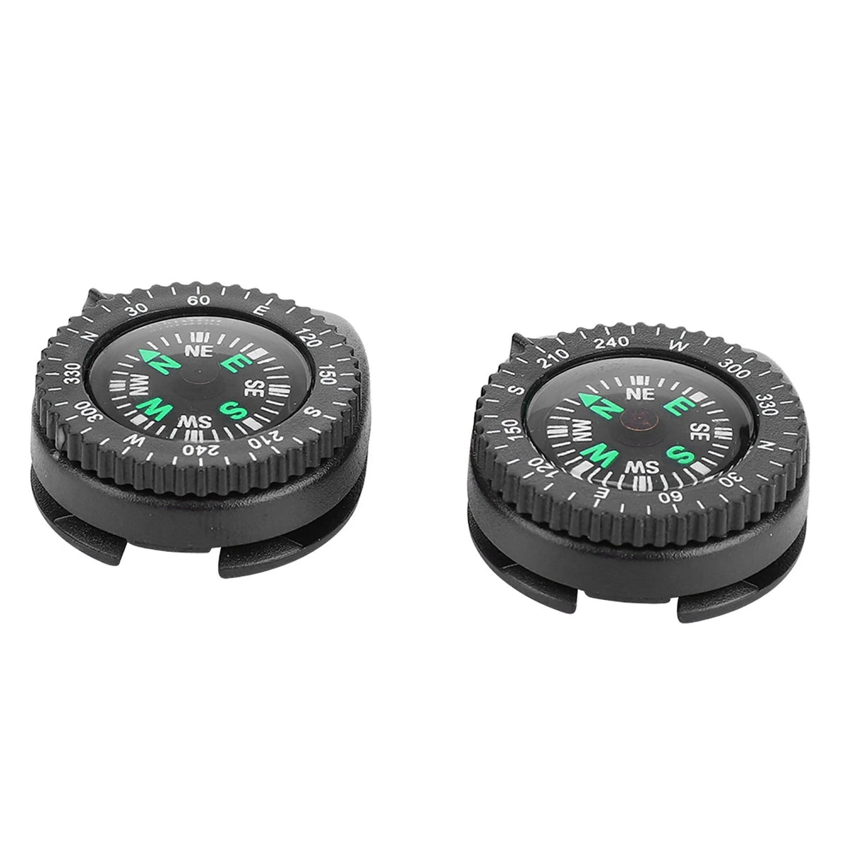 2pcs Compass for Watch Sliding Navigation Wristband Portable Beautiful Appearance Compasses Suitable for Outdoor Camping Boating