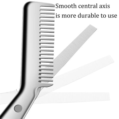 1Pc Stainless Steel Eyebrow Trimmer Scissors Precision Grooming Tool for Men & Women Effortless Knife Hair Removal Shaver Tool