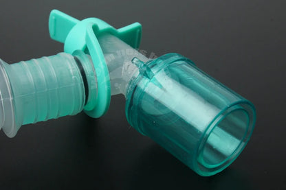 Catheter Mount Extension Tube Double Swivel Elbow Use Anesthesia Breathing Circuit with Gas Sampling Port
