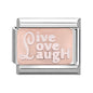 New Y2K Colorful Glaze English Word Italian Charm Link Fit 9mm Stainless Steel Jewelry DIY Making Bracelets For Gifts