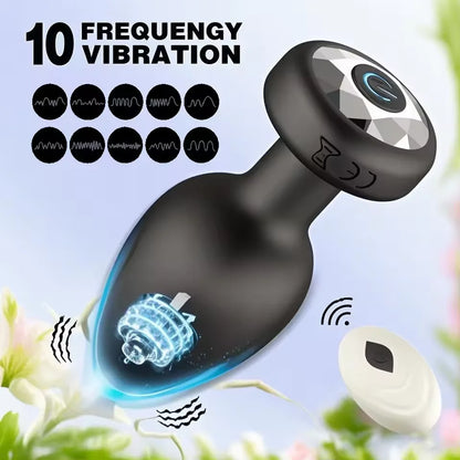 APP Wireless Butt Vibrator for Men Anal Plug Female Control Vagina Stimulator Remote Prostate Massager Adult Sex Toys Women Gay