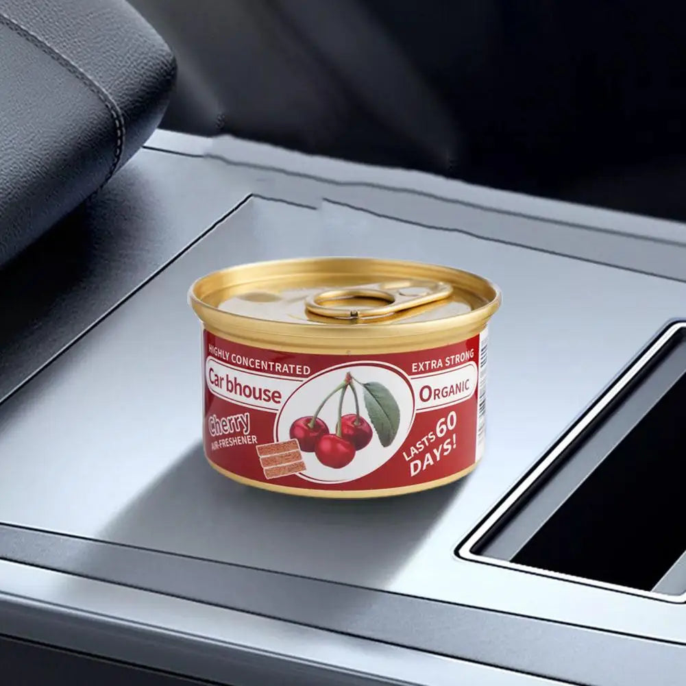 Car Flavoring Car Air Fresheners Perfume Canned Wood Blocks Coffee Flavor Long-Lasting Auto Aromatherapy Car Deodorant Supplies