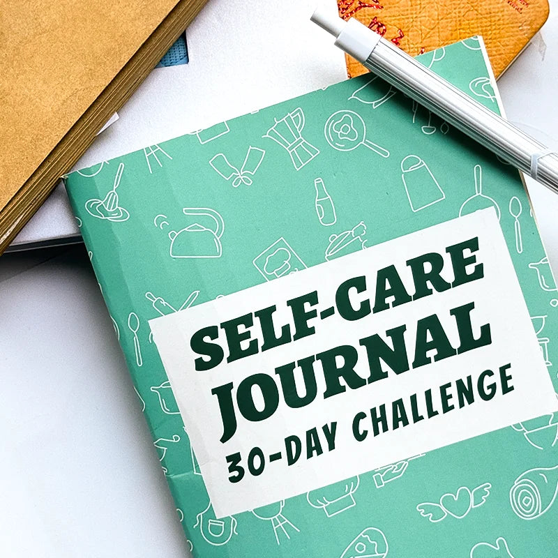 Mr Paper 36 Pages Self Care 30 Day Challenge Planner Notebook Journal Schedule Organiser for Office, School and Study Stationery