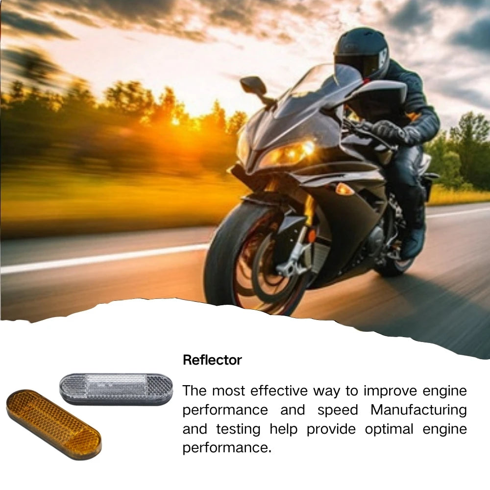 Front Safety Reflector For Xiaomi 1s Pro Pro2 M365 Electric Scooter Night Warn Reflective Part