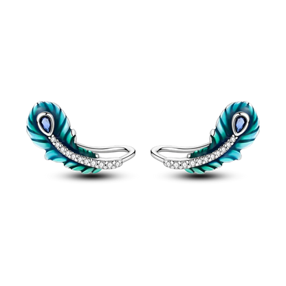 925 Sterling Silver Earrings Jewelry Hoop Flower Ear Studs Campanula Sparkling Pave Earring Wedding Gift For Women Anniversary