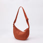 Nylon fabric zipper crossbody bag for men and women, crescent-shaped dumpling bag under the armpits, large capacity