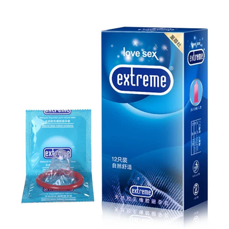 10/12PCS Men's Condoms Sex Toys Lubricante Penis Sleeve Sex Products Vaginal Stimulation Ultra Thin Spike Condoms Adult Supplies