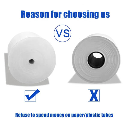 80MM Thermal Receipt Paper 3/6/10 Rolls White Paper For Mini Portable Thermal Receipt Printer For Supermarket Business Printing