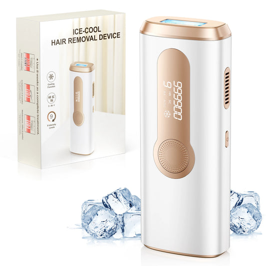 IPL Hair Removal Device Ice-Cooling 3 in 1 Painless 16J Photoepilator Permanent Whole Body Home Treament For Men and Women