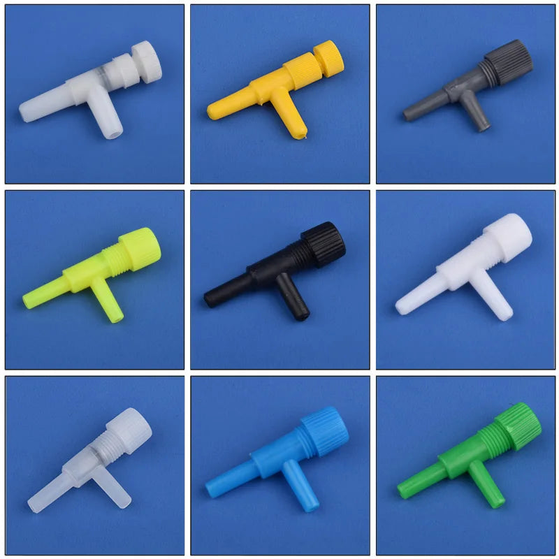 5/10/20pcs Aquarium Air Flow Control Valve Tap Fish Tank Air Water Flow Regulator Hose Connector Control Valve Oxygen Tube