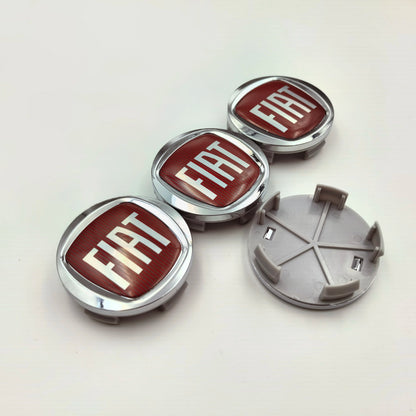 4pcs 60MM Car Wheel Hub Center Cover Emblem for FIAT 500 Ducato Panda Grande Punto Tipo Abarth Pulse Strada 600 500L Accessories