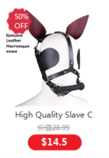 Erotic Fetish Costumes of Leather Bdsm Bondage Hood Mask with Mouth Hole for Couples Adults Slave Rolplay Flirting Games