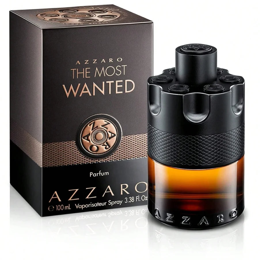 Azzaro The Most Wanted Intense Men's Eau De Parfum Collection For Men & Women, Top Selling EDT/EDP Fragrances | Chrome, Wanted, Chrome Extreme & More Deep Woody Spicy Warm Fragrance 100ml 3.4oz