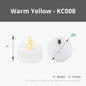 LED Flame Tea Light Candle Set Warm White for Bambu Lab Creator Program 3D Printer Accessories