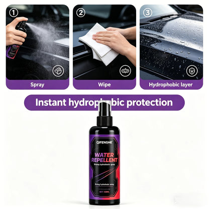 Windshield Water Beading Spray, Repel Rain & Improve Driving Visibility