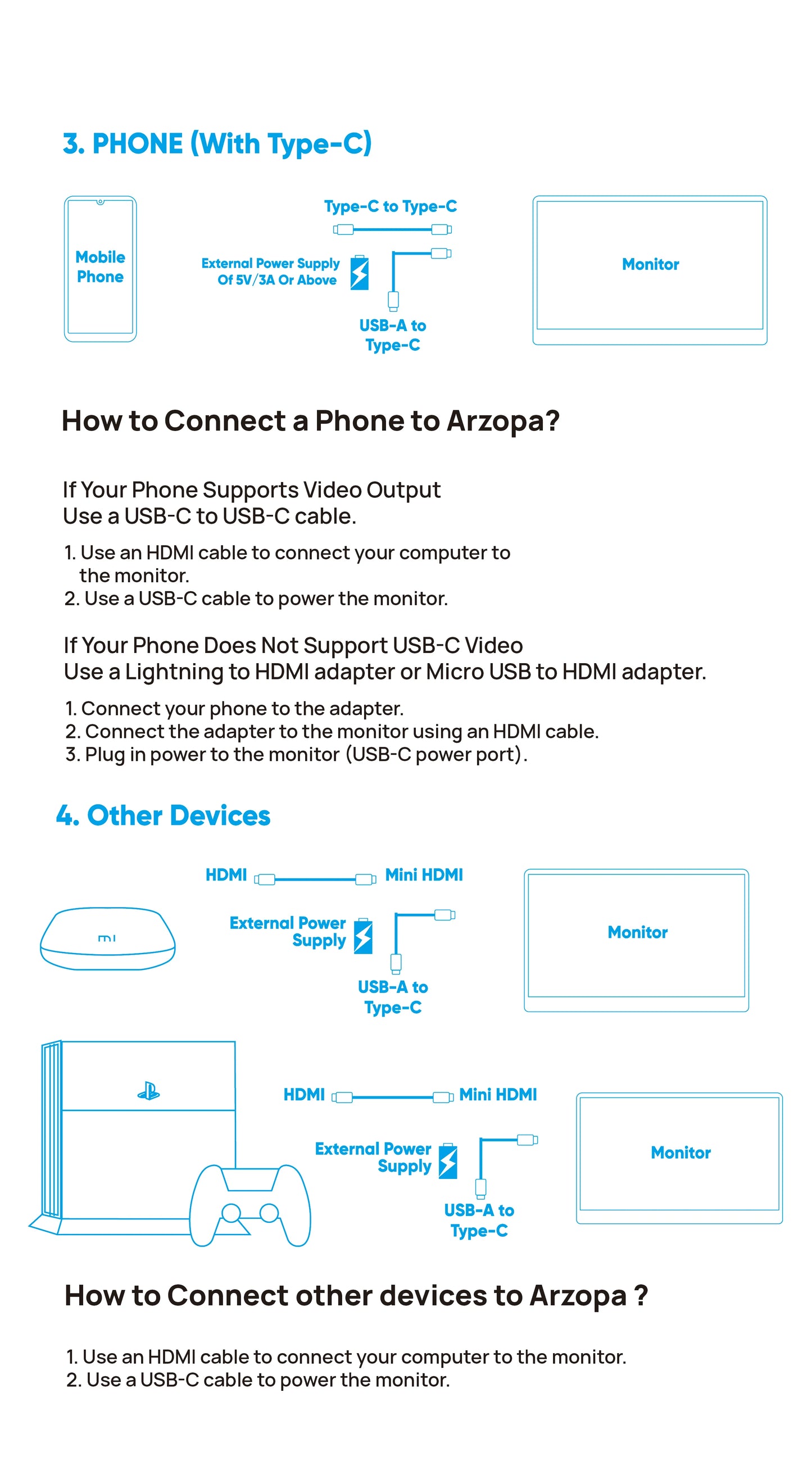 ARZOPA 16.1 inch 2.5k 180HZ External Portable Monitor HDR IPS Screen Second PC Displays for Gaming Working Anytime Anywhere Z3FC