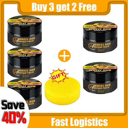 Car Wheel Hub Scratch Refurbishment Paste, Tire Rim Scratch Paint Repair Paste - Aluminum and Steel Rings Dent Restore Care/93x*