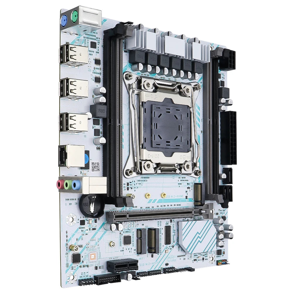 SOYO X99 Motherboard LGA 2011-3 Set Kit Xeon E5 2680 V4 CPU Processor 16G=1*16G DDR4 REG ECC RAM Memory M.2 NAME For Computer