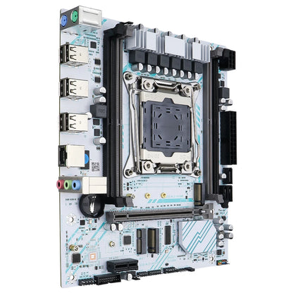 SOYO X99 Motherboard LGA 2011-3 Set Kit Xeon E5 2680 V4 CPU Processor 16G=1*16G DDR4 REG ECC RAM Memory M.2 NAME For Computer