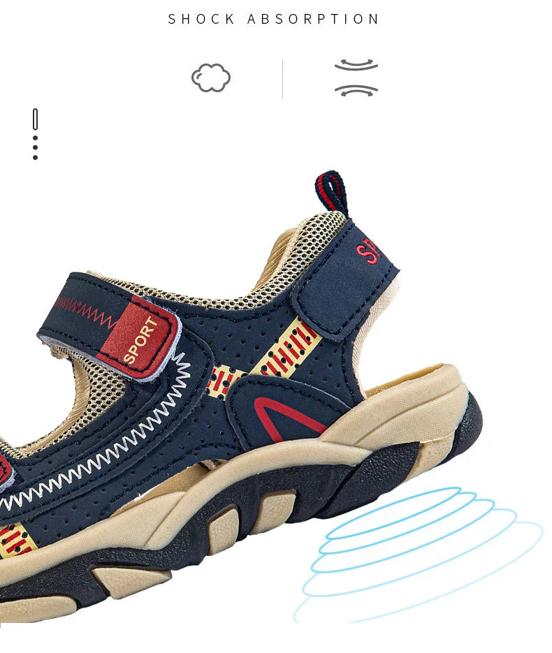 Breathable Children's Sandals Beach Shoes Boys Outdoor Sports For Kid's Girls Students Casual Sandals Anti-slip Flat Walking