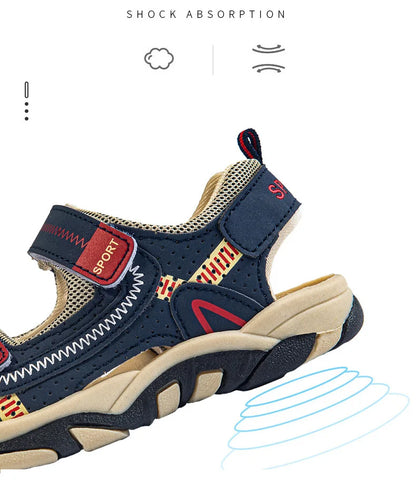 Breathable Children's Sandals Beach Shoes Boys Outdoor Sports For Kid's Girls Students Casual Sandals Anti-slip Flat Walking