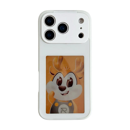 NFC Function AI Phone Cases For iPhone 17 16 15 14 13 Pro Max Plus Coque NFC DIY Luxury E ink Screen Display Custom Phone Case