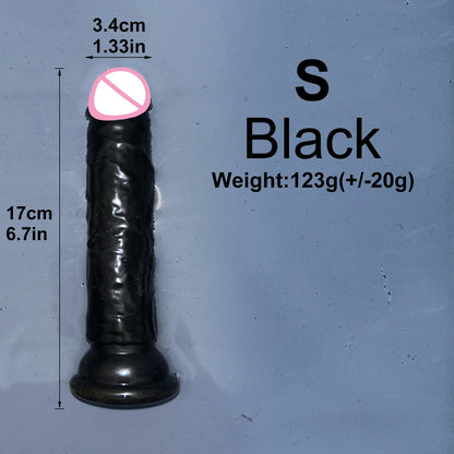 Cheap Realistic Butt Plug Jelly Dildo 5 Sizes Man Women Anal Sex Toys Gay Suction Cup Big Dick Soft Masturbators Small Penis