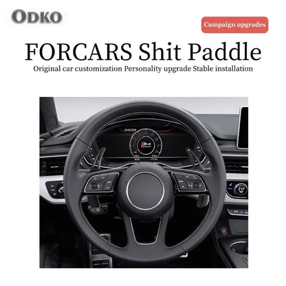 For Audi A3 A4L A5 A8 S3 S5 SQ5 Q7 R8 TT TTS Auto Steering Wheel Rear Shift Paddle Car Shift Equipment Semi Automatic Clutch Red