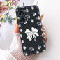 Case For Motorola Edge 50 Fusion Cover XT2429-1 Popular Flower Soft Black Silicone Phone Cases For Motorola G96 5G MotoG96 Funda