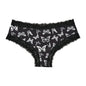 Underwear Women's Lace Edge Sexy Panties Gothic Style Lingerie Rose Skull Personalized Comfortable Breathable Triangle Pants