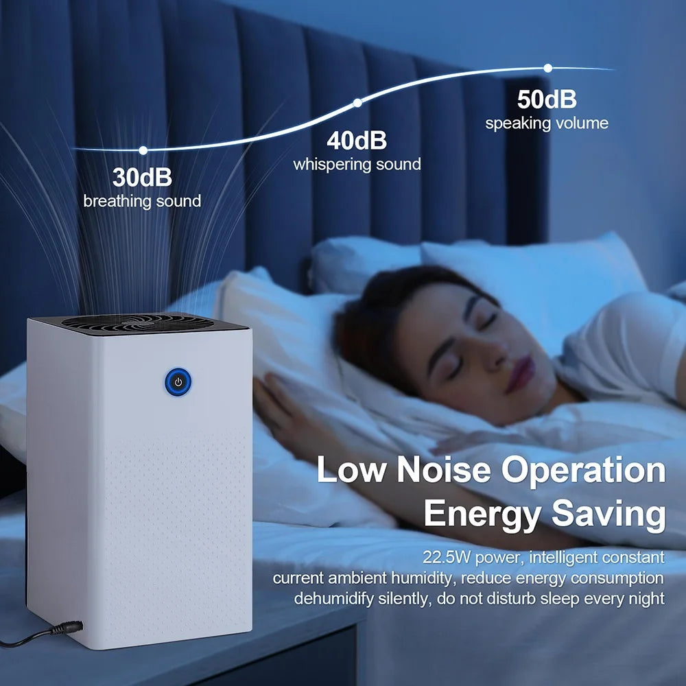 1L Small Dehumidifier Mini Air Dehumidifier Home Moisture Absorbers Air Dyer Indoor Moisture Remover Deodorizer Air Purifier