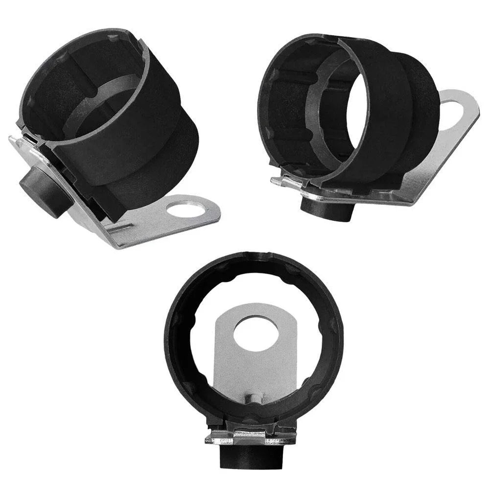 Round Trailer Plug Holder Connector Trailer Dirt Protection Plug ABS Adapter for 7 /13 Pin Plugs Truck Hitch Car Accessories