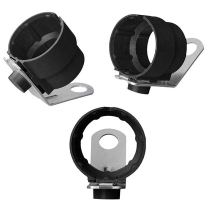 Round Trailer Plug Holder Connector Trailer Dirt Protection Plug ABS Adapter for 7 /13 Pin Plugs Truck Hitch Car Accessories