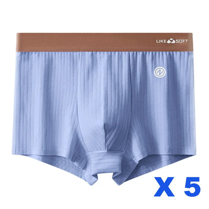 5 Pcs Men's Striped Funny Boxer Shorts Underwear Sexy Underpants Man Male Homme U Convex Shorts Lingerie Boxershorts  Panties