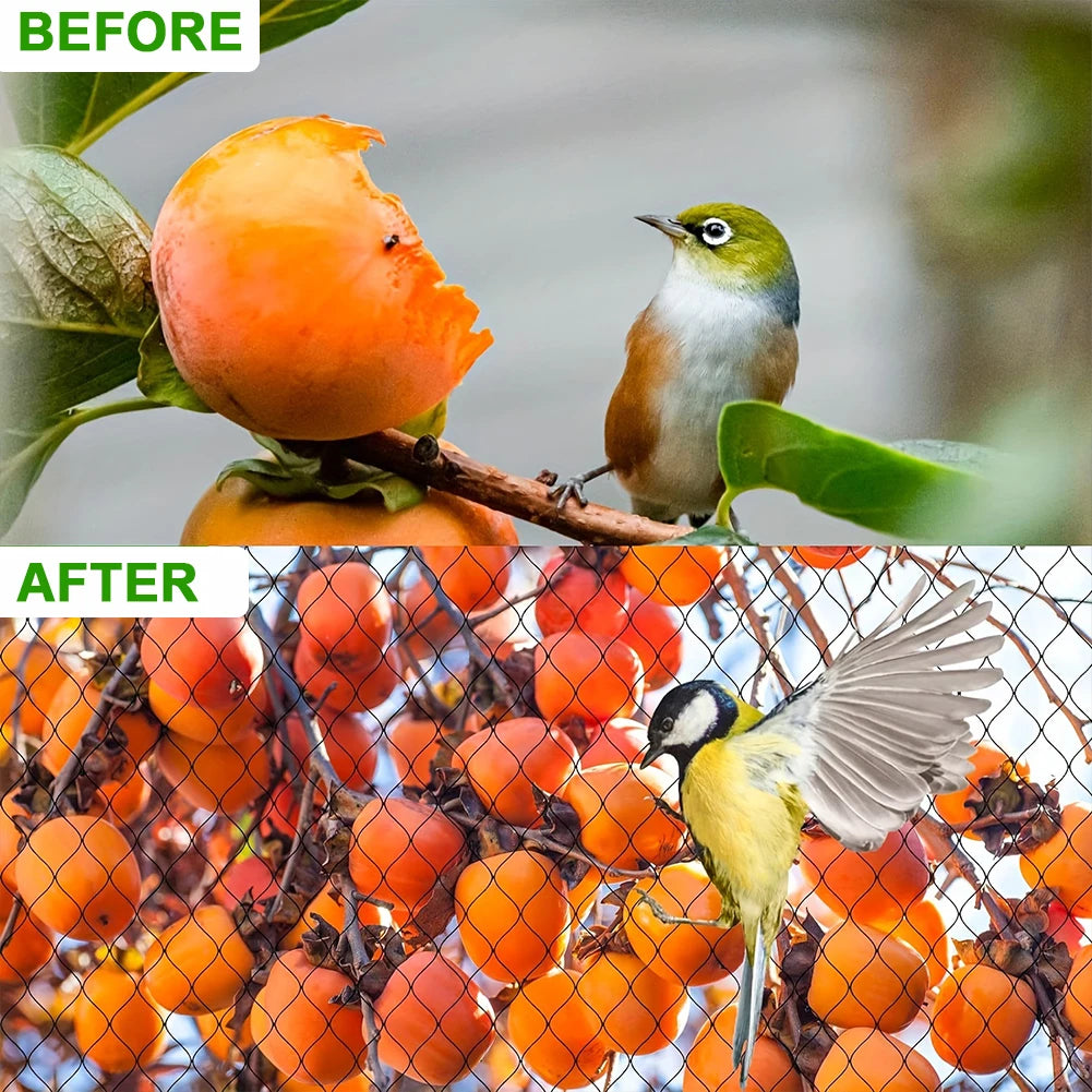 Nylon Bird Net Anti Bird Catcher Netting Pond Fruit Tree Flower Garden Mesh Protective Chicken Coop Pest Control Tool Fishing Ne