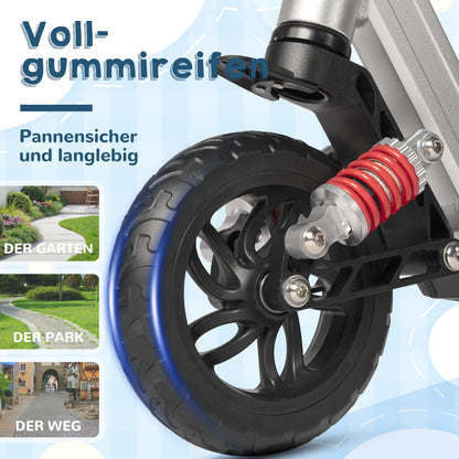 Sinaopus 6.5'' Electric Scooter for Kids 150W Motor, 126Wh Battery, 3-Height Adjustable Handlebar, Front Suspension, Foldable E-Scooter