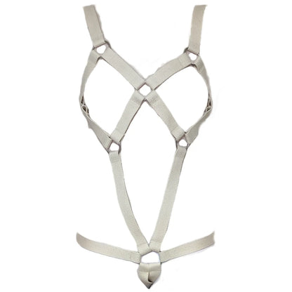 BDSM Full Body Harness Bra Breast Restraint Chest Men For Women Cotton Bondage Lingerie Female