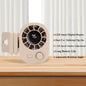 Tragbarer Auto-Clip-Lüfter 360° Drehbarer Tragbarer Mini-Ventilator Mit 100-Gang-Wind Und Clip Für Büro, Camping, Reisen Sport
