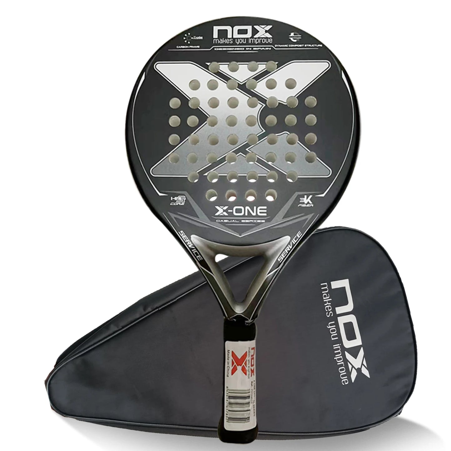 Nox 3D Carbon Fiber Power Racket, Stereo Structure Rebuild Tennis Hit Experience, Immersive Advanced Court, Tech Enabled 2023-26