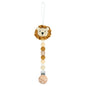 Baby Pacifier Clip Crochet Koalas Handbell Rattle Doll Teether Pacifier Chain Clips Set Dummy Chain Cartoon Teething Toy