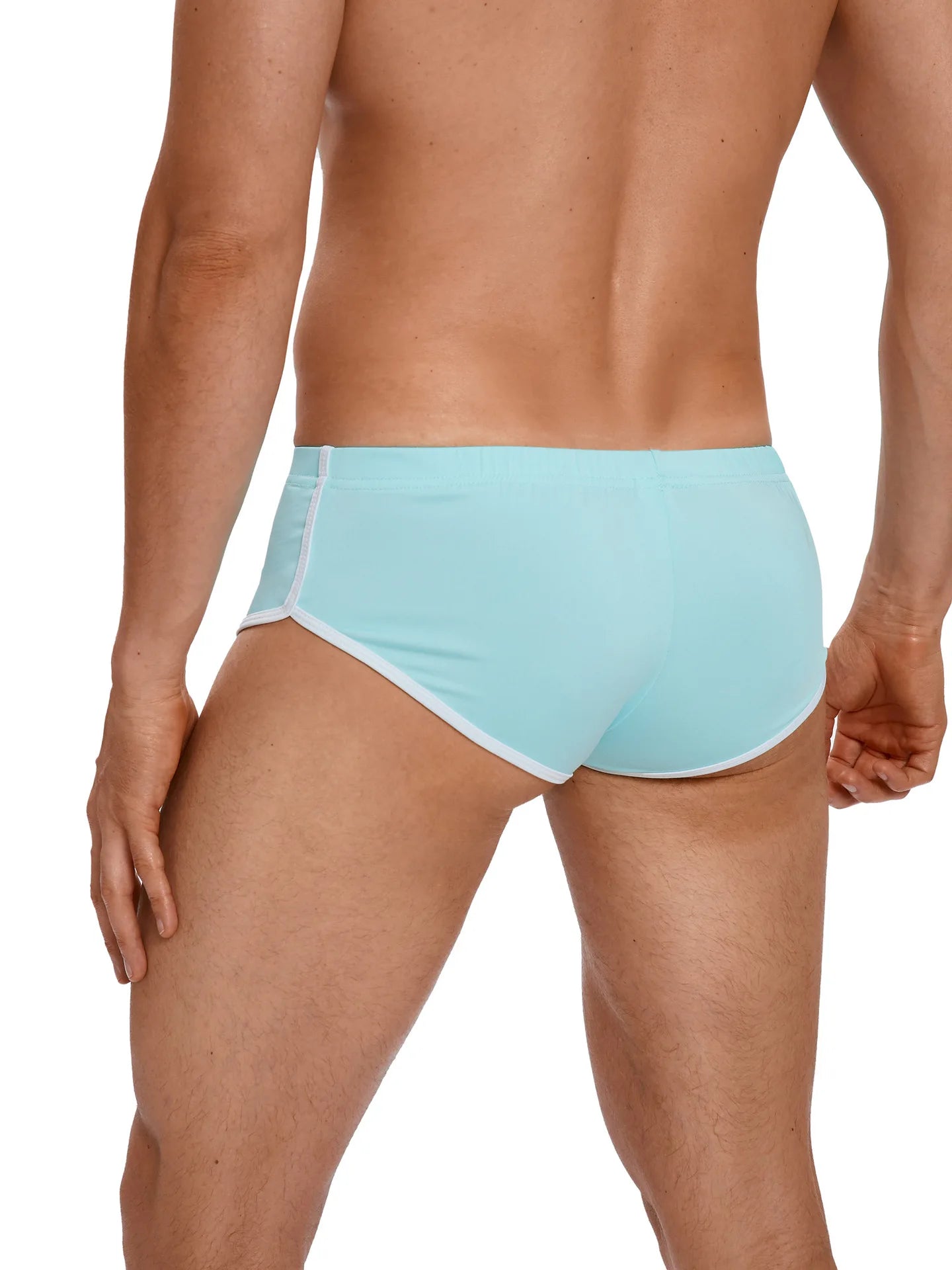 Sexy Running Elastic Sport Shorts Men's Summer Shorts Hot Pants Bar Nine Points Slim Fit Cotton Milk Silk Men's Fashion