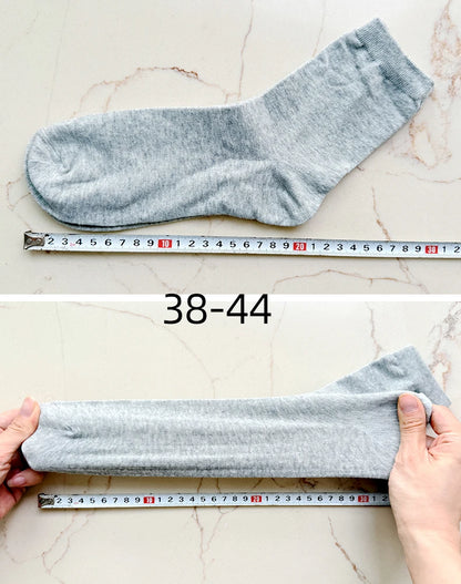 HSS 5/10 Pairs Men's Cotton Blend Socks Black Business Men Socks Soft Breathable Summer Winter for Male Socks Plus Size (6.5-14)