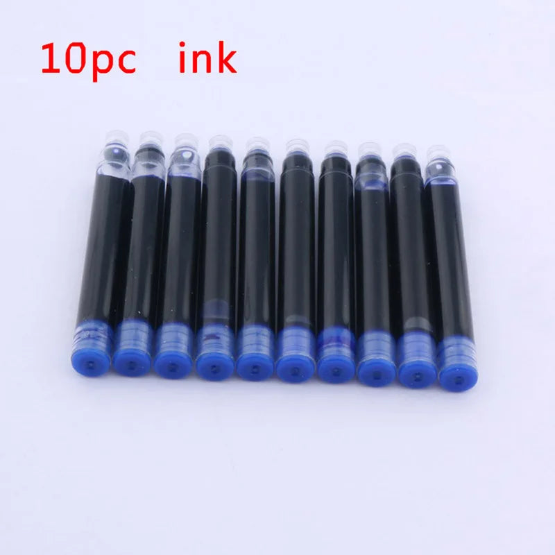 Metal 322 Fountain Pen Frosted Green Ink Pen Iridium Nib Stationery Office School Supplies Writing