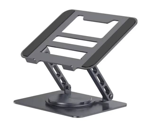 360 Rotating Aluminum Alloy Adjustable Desk Laptop Stand for Macbook Air Pro Foldable Soporte Notebook Desktop Holder Accessory