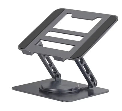 360 Rotating Aluminum Alloy Adjustable Desk Laptop Stand for Macbook Air Pro Foldable Soporte Notebook Desktop Holder Accessory