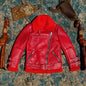 CC SHop Best.Guarantee Genuine leather jacket with fur.Winter warm women 100% shearling coat.Street sheepskin with wool jackets