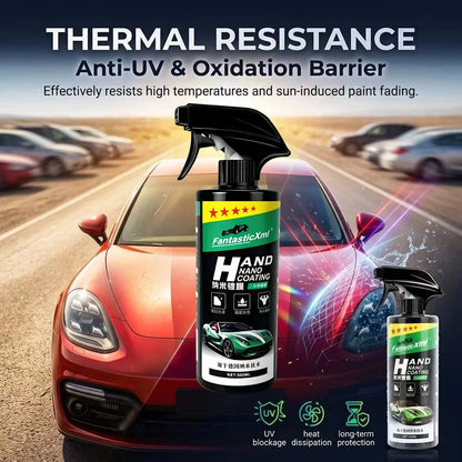 This 500ml large-capacity nano-ceramic paint coating protective liquid is suitable for DIY paint repair, anti-oxidation, anti-fading, hydrophobic, and anti-fouling applications. One bottle can be used on multiple car models a
