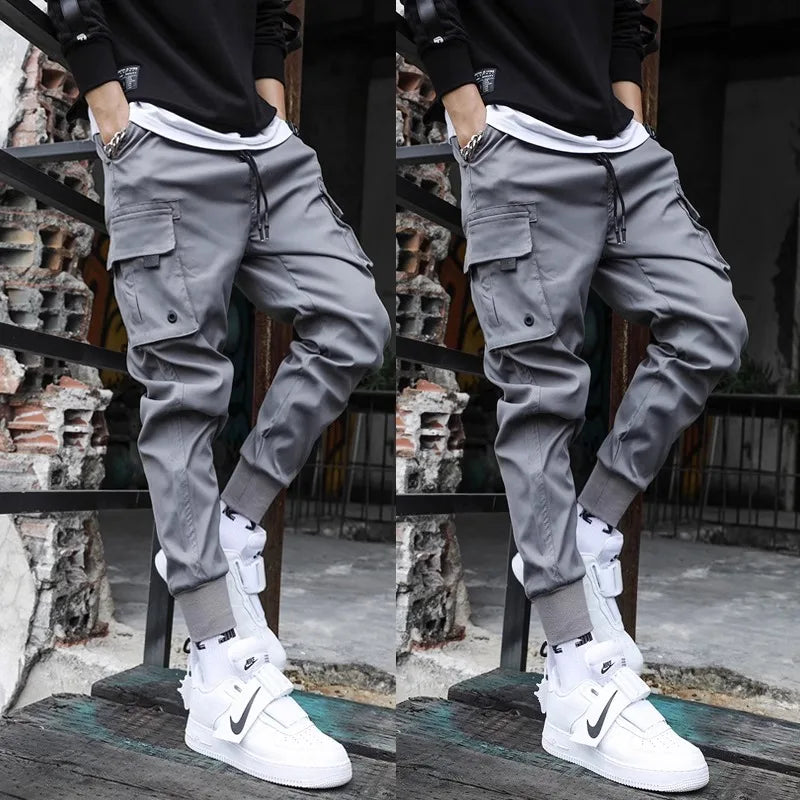 Men Cargo Tactical Pants Work Combat Multi-pockets Casual Training Trousers Overalls Clothing Joggers Hiking Male Cargo Pant