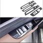 LHD For BYD Tang  EV DMI 2022-2024 ABS carbon Car Style Interior Front Rear Air Vent Outlet Cover Gear Window Control Pane