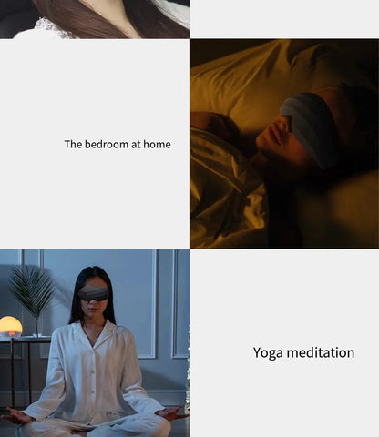 HOMEFISH Eye Mask Sleep 3D Stereoscopic Sleep Aid for Men Women Adult Portable For Sleeping Block Out Light Eye Mask Travel